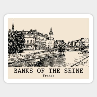 Banks of the Seine - France Magnet